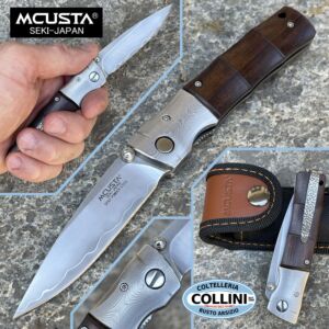 Mcusta - Bamboo knife brown pakka wood - SPG2 Powder Steel - MC-0145G - coltello