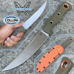 Benchmade - Meatcrafter Knife - CPM-S45VN G10 OD Green - 15500-3 - coltello