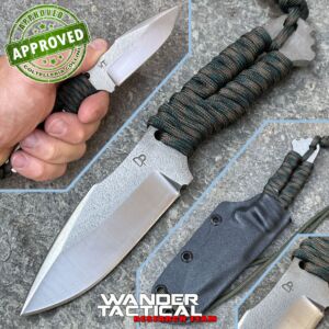 Wander Tactical - Raptor - Satin SanMai CoS & Paracord - COLLEZIONE PRIVATA - coltello artigianale