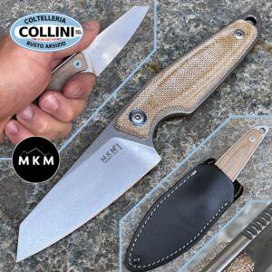 MKM - Makro 2 knife Sheepfoot by Vox - Natural Micarta - MK MA02-NC - coltello