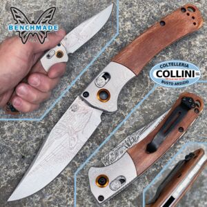 Benchmade - Mini Crooked River Knife - 15085-2202 - Limited Edition Whitetail Deer - coltello