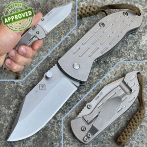 Jim Burke - RockStar Titanium Folder Knife - COLLEZIONE PRIVATA - coltello