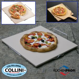 Kuchenprofi - Pietra per pane-pizza - BBQ Pizza Stone 