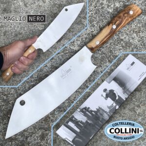 MaglioNero - Linea Iside - Scimitarra BQ Kronos 20cm - Ulivo - UV5420 - coltello cucina