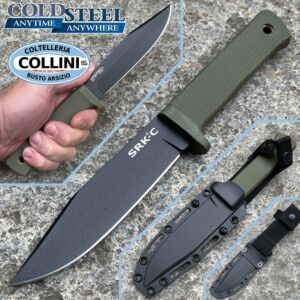 Cold Steel - SRK Compact OD Green - Survival Rescue Knife - 49LCKD-ODBK - coltello