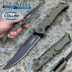 Cold Steel - Luzon Black & OD Green - Medium Flipper - 20NQL-ODBK - coltello