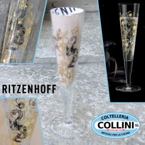 Ritzenhoff - Calice Champagne Swarovsky -BRILLANTNACHT 2023 - happy new year