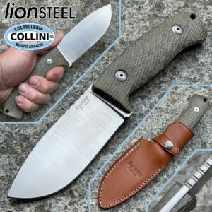 Lionsteel - M3 knife - Green Micarta - Niolox Steel - M3CVG - coltello