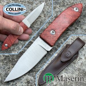 Maserin - AM22 Knife by Attilio Morotti - Radica Rossa - 923/RR - coltello