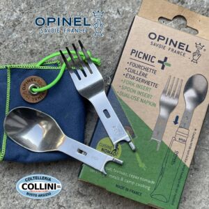 Opinel - accessori Picnic - forchetta e cucchiaio - accessorio outdoor