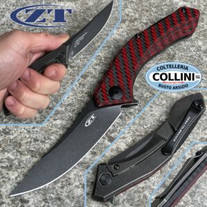 Zero Tolerance - Sinkevich Flipper Knife - 20CV Red Blackwash - Factory Special Series - ZT0460RDBW - coltello