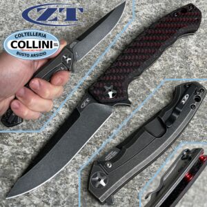 Zero Tolerance - Sinkevich Flipper Knife - S35VN Red Blackwash - Factory Special Series - ZT0452RDBW - coltello