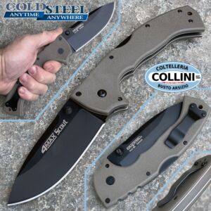Cold Steel - 4 Max Scout knife - Flat Dark Earth and Black Blade - 62RQ-DEBK - coltello chiudibile
