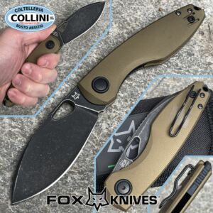 Fox - Chilin knife by Vox - FX-530ALOD - N690Co - Green Aluminium - coltello
