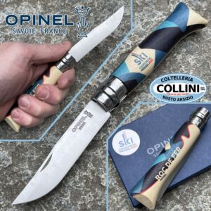 Opinel - N°08 Ski Courchevel Meribel 2023 - Roc De Fer - Limited Edition - 026164 - Coltello