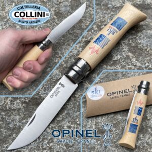 Opinel - N°08 Ski Courchevel Meribel 2023 - Limited Edition - 025747 - Coltello