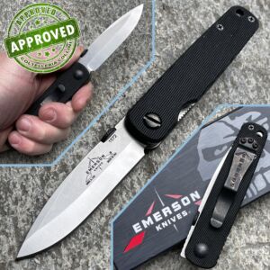 Emerson - Mini A-100 Knife - Black G10 - MINIA100SF - COLLEZIONE PRIVATA - coltello