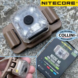 Nitecore - NU06 MI - IR Mini Signal Headlamp - Ricaricabile USB - Torcia infrarossa per segnalazioni