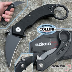 Boker Plus - Hel Folding Karambit Knife - Black G10 - 01BO515 - coltello