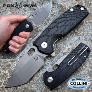 Fox - Core Tanto knife by Vox - FX-612BS - Acid Stonewashed Black - coltello