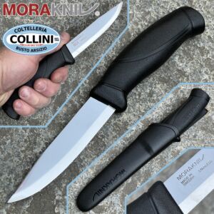 MoraKniv - Stainless Companion Bushcraft Knife - Black - 14065BK - coltello
