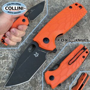 Fox - Core Tanto knife by Vox - FX-612ORB - Top Shield black - Orange - coltello