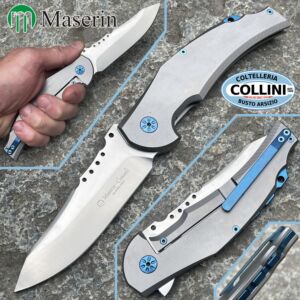 Maserin - Energy - Titanium Flipper Knife by Sergio Consoli - 406 - coltello