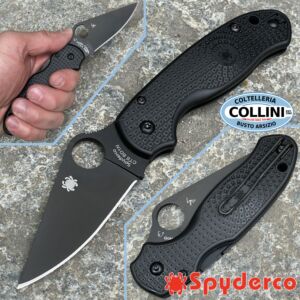 Spyderco - Para 3 Black - Lightweight Knife - FRN Black - C223PBBK - coltello