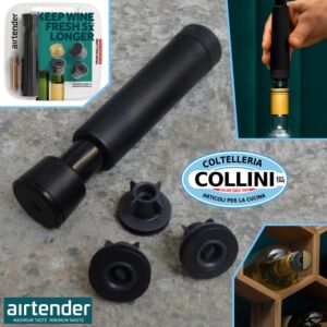 AIR TENDER - Wine Vacuum pack - Kit Sottovuoto per Vino