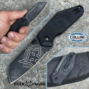 Fox - Wihongi knife - FX-650 - N690 & G10 nero - coltello