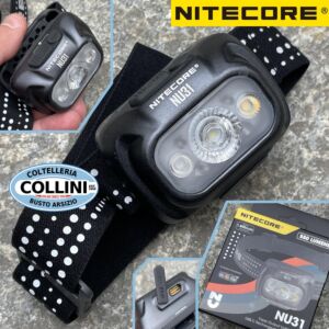 Nitecore - NU31 - Slate Grey - Frontale Ricaricabile USB - 550 lumens e 145 metri - Torcia Led