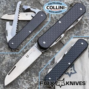 Fox - Vulpis Multi Tool 4 - M390 & Carbon Fiber - FX-VP130-S4-CF - coltello