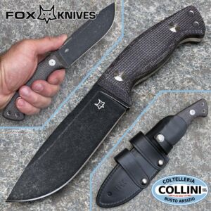Fox - Tokala Knife - Niolox & Bison Micarta - Design by Reichart Markus - FX-105MB - coltello