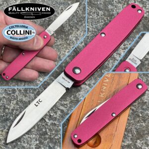 Fallkniven - LTC Pink rd knife - Slip Joint - 3G Laminated steel - Coltello