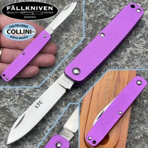 Fallkniven - LTC Purple knife - Slip Joint - 3G Laminated steel - Coltello