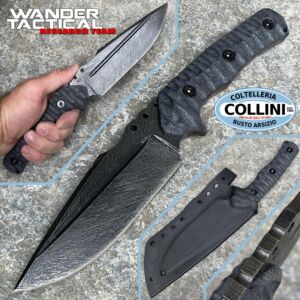 Wander Tactical - Bad Medicine Knife - Stone Edge & Black Micarta - coltello artigianale