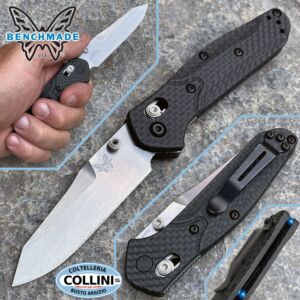 Benchmade - 945-2 Mini - S90V - Osborne knife Reverse Tanto - Carbon Fiber - coltello