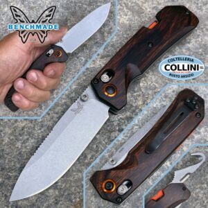 Benchmade - Grizzly Creek Hunting Knife - S30V Wood - 15062 - coltello