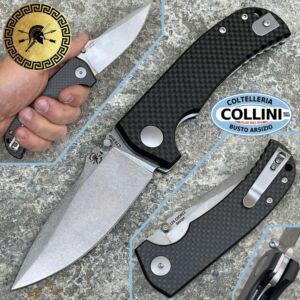 Spartan Blades - Astor Knife by Les George - Carbon FIber & CTS-XHP - SFBL8CF - coltello