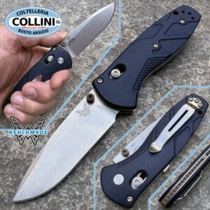 Benchmade - 585-03 - Mini Barrage Knife - S90V Blue Canyon Richlite - coltello