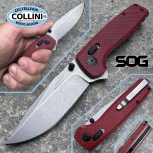SOG - Terminus knife XR G10 Crimson Red - TM1023-BX - D2 - coltello