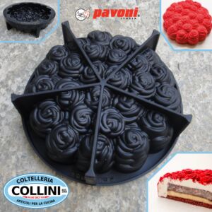 Pavoni -  Tortiera in silicone - Bouquet de roses by  Cedric Grolet - pasticceria 