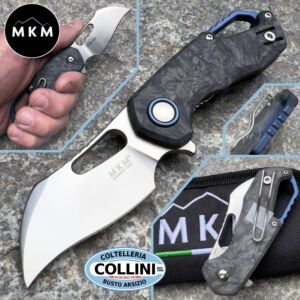 MKM - Isonzo Hawkbill knife by Vox - M390 & Marble Carbon Fiber - FX03M-1CM - coltello