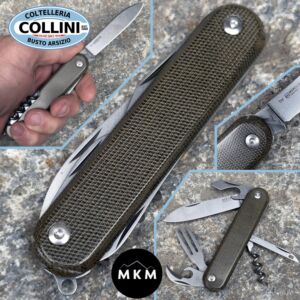MKM - Malga 6 Knife - MagnaCut & Green Micarta - MP06MAG-GC - Coltello Multiuso