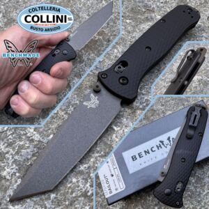 Benchmade - Bailout Knife Black Aluminum - CPM-M4 - Plain Tanto - 537GY-03 - coltello