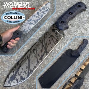 Wander Tactical - Godfather knife - Black Blood Blade & Black Micarta - coltello