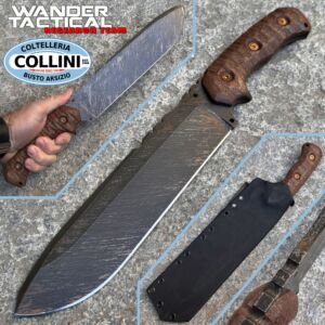 Wander Tactical - Godfather knife - Stone Edge & Brown Micarta - coltello