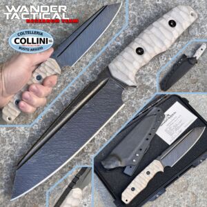 Wander Tactical - Mistral XL knife - Raw Finish G10 - Limited Edition - coltello custom