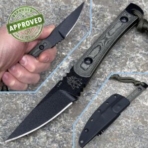 Tops - Scalpel Fixed Knife - Black Micarta - COLLEZIONE PRIVATA - coltello