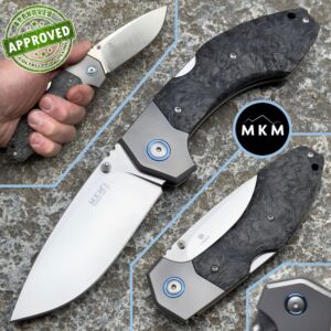 MKM - Hero Knife by T. Rumici - Titanio e Fibra di Carbonio - COLLEZIONE PRIVATA - MK HR-CFT - coltello